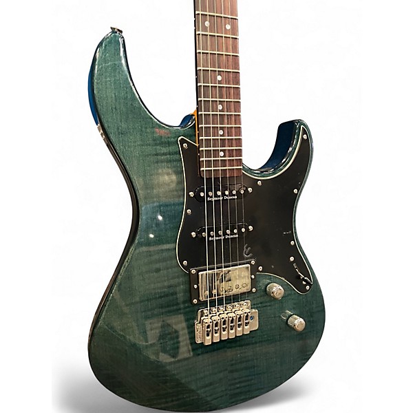 Used Yamaha PAC612VIIFM Flame Blue Solid Body Electric Guitar