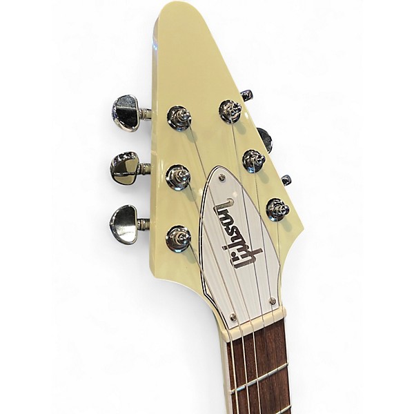 Used Gibson 70's Flying V Antique Ivory Solid Body Electric Guitar