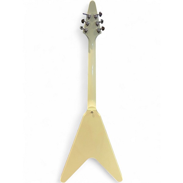 Used Gibson 70's Flying V Antique Ivory Solid Body Electric Guitar