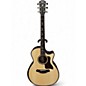 Used Taylor 814CE BUILDERS EDITION Natural Acoustic Electric Guitar thumbnail