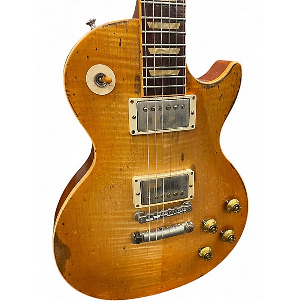 Used Gibson DAX&CO LES PAUL STANDARD Worn Natural Solid Body Electric Guitar