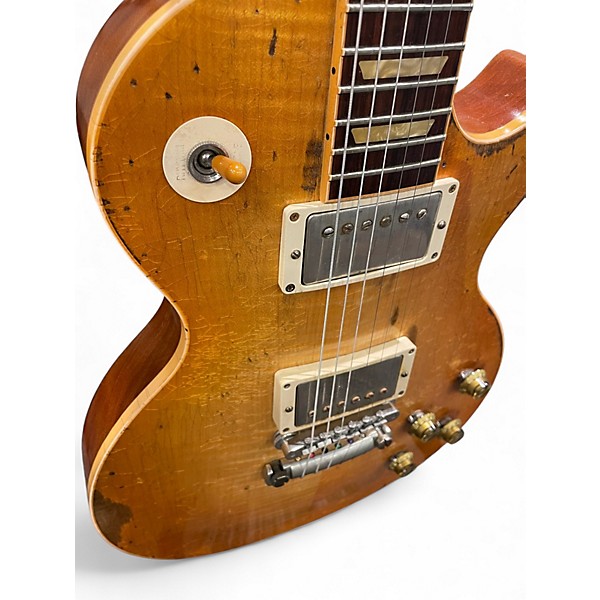 Used Gibson DAX&CO LES PAUL STANDARD Worn Natural Solid Body Electric Guitar