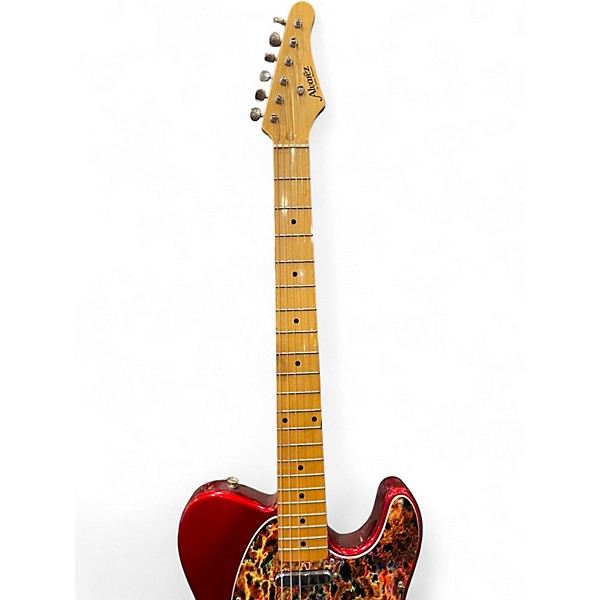 Used Alvarez ASG4 Red Solid Body Electric Guitar
