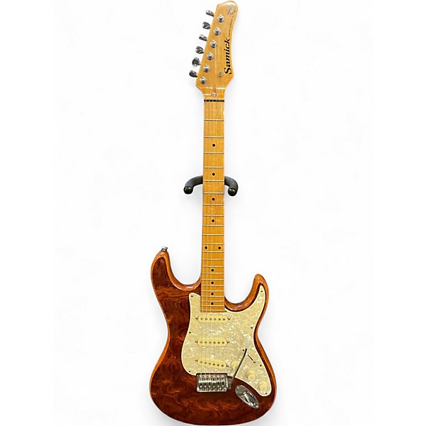 Used Samick Valley Arts Custom Pro Figured Bubinga Solid Body Electric Guitar