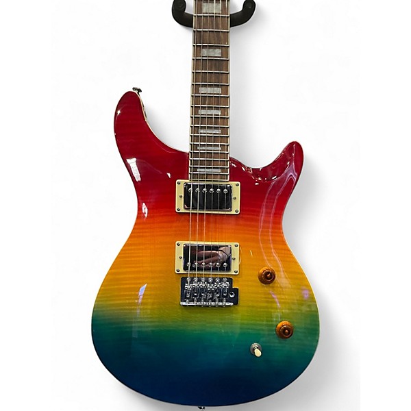 Used Firefly FFPR Rainbow Solid Body Electric Guitar