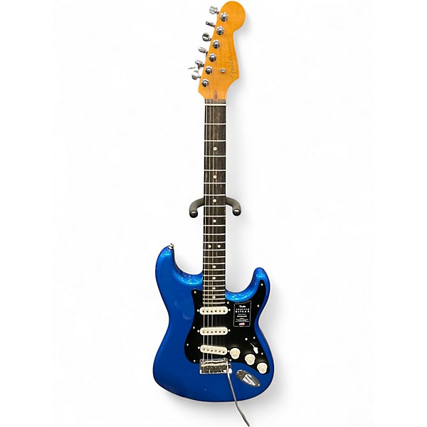 Used Fender American Ultra II Stratocaster Noble Blue Solid Body Electric Guitar
