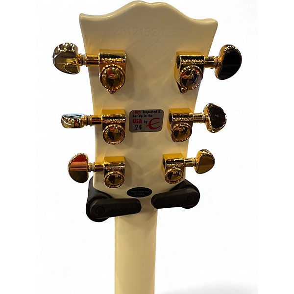 Used Epiphone inspired by 1963 les paul sg custom Alpine White Solid Body Electric Guitar