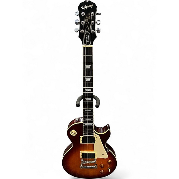 Used Epiphone Les Paul Standard 2 Color Sunburst Solid Body Electric Guitar