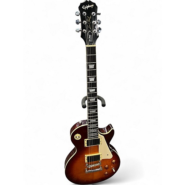 Used Epiphone Les Paul Standard 2 Color Sunburst Solid Body Electric Guitar