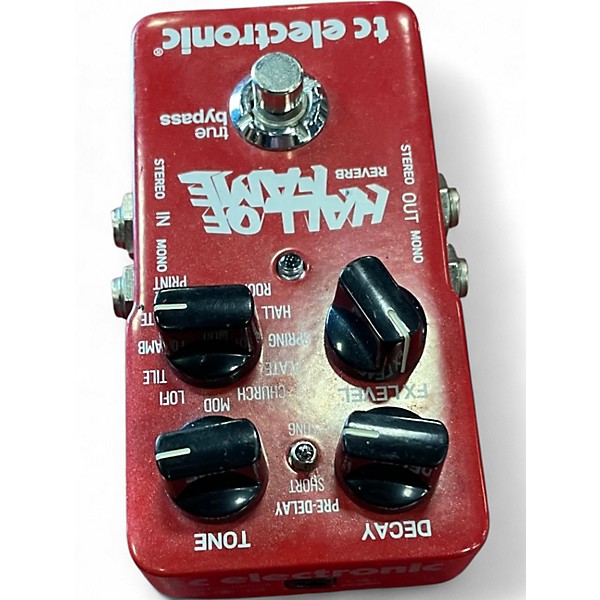 Used TC Electronic Hall Of Fame Effect Pedal