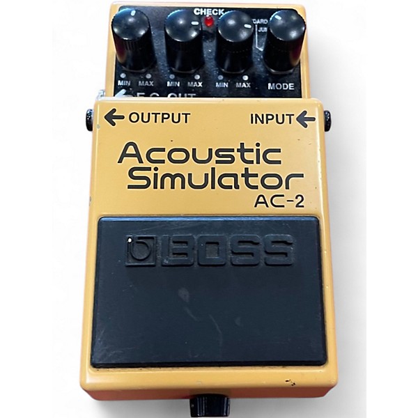 Used BOSS AC2 Acoustic Simulator Effect Pedal