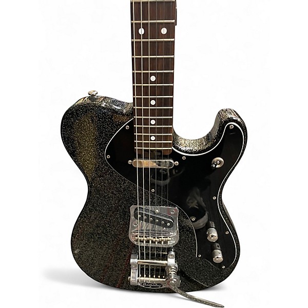 Used Veritas Custom Guitars Texas Miracle Black Sparkle Solid Body Electric Guitar