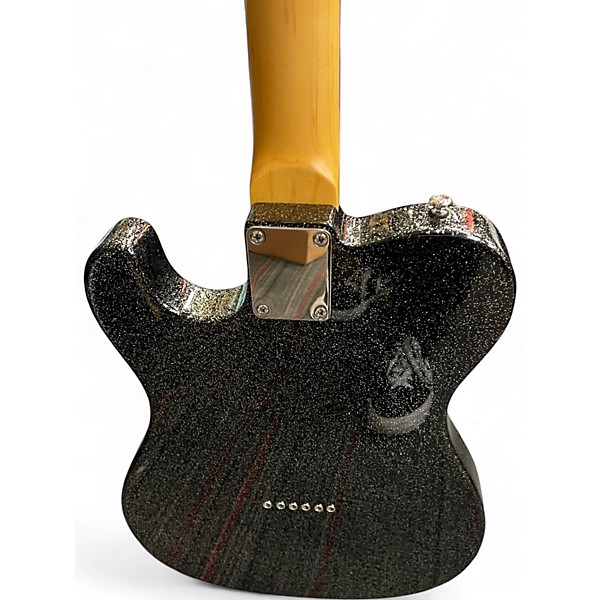 Used Veritas Custom Guitars Texas Miracle Black Sparkle Solid Body Electric Guitar