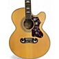 Used 2012 Epiphone EJ200CE Natural Acoustic Electric Guitar