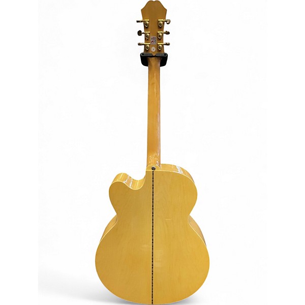 Used 2012 Epiphone EJ200CE Natural Acoustic Electric Guitar