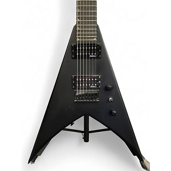 Used 2025 Jackson JS22-7V SATIN BLACK Solid Body Electric Guitar
