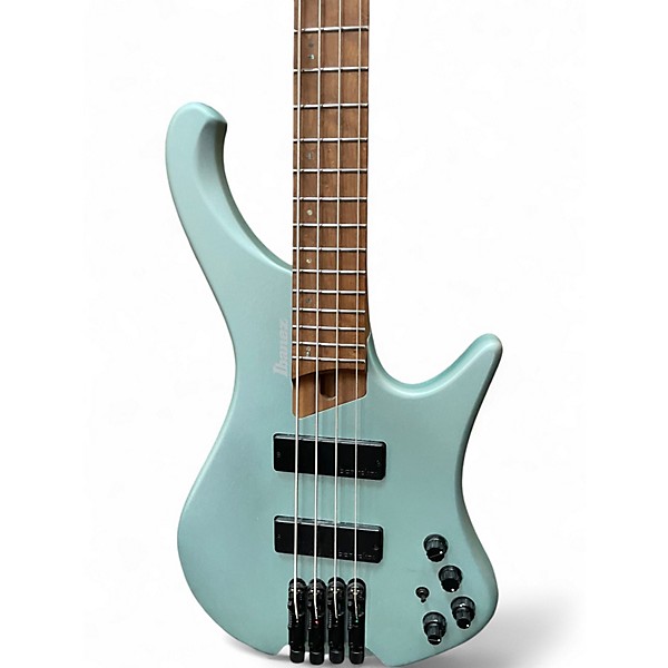 Used Ibanez EHB1000 Metallic Teal Electric Bass Guitar