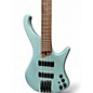 Used Ibanez EHB1000 Metallic Teal Electric Bass Guitar