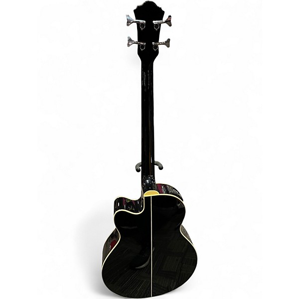 Used Ibanez AEB10 Black Acoustic Bass Guitar
