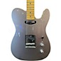 Used Fender Aerodyne Telecaster Metallic Silver Solid Body Electric Guitar