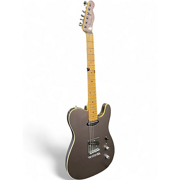 Used Fender Aerodyne Telecaster Metallic Silver Solid Body Electric Guitar