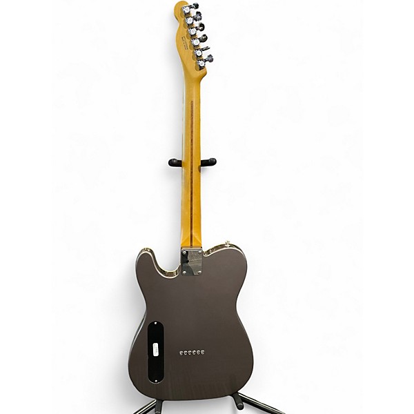 Used Fender Aerodyne Telecaster Metallic Silver Solid Body Electric Guitar