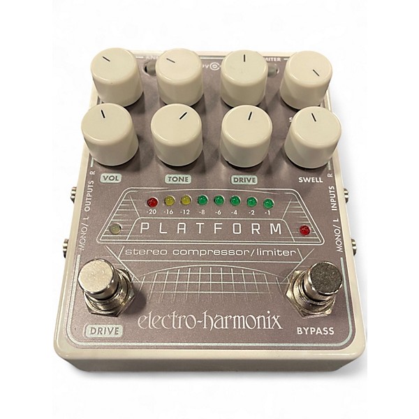 Used Electro-Harmonix Platform Stereo Compressor Limiter Effect Pedal