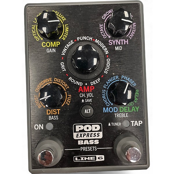 Used Line 6 POD EXPRESS Bass Effect Pedal