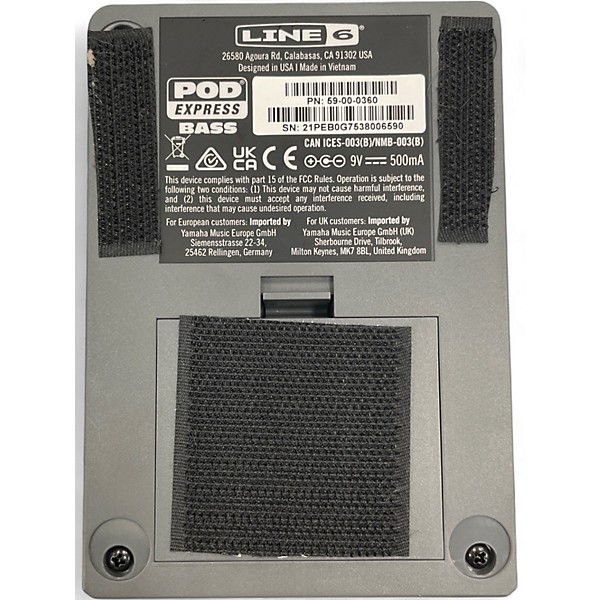 Used Line 6 POD EXPRESS Bass Effect Pedal