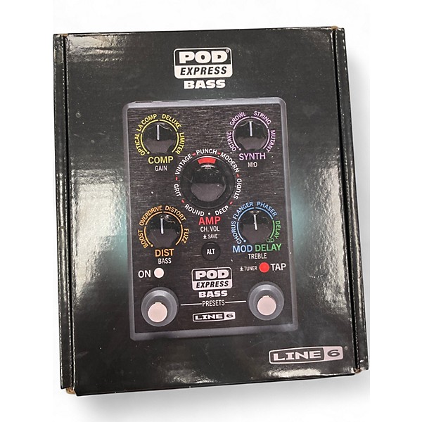 Used Line 6 POD EXPRESS Bass Effect Pedal