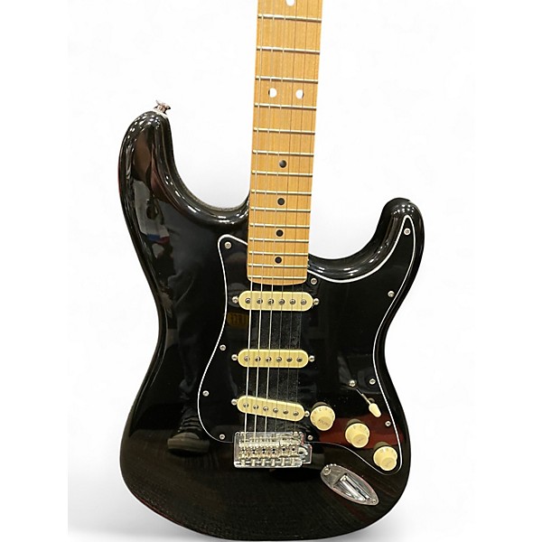 Used Fender Player Stratocaster Black Solid Body Electric Guitar