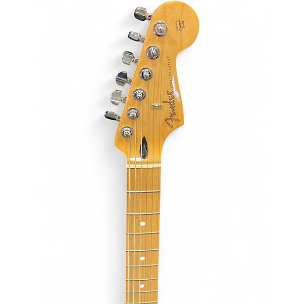 Used Fender Player Stratocaster Black Solid Body Electric Guitar