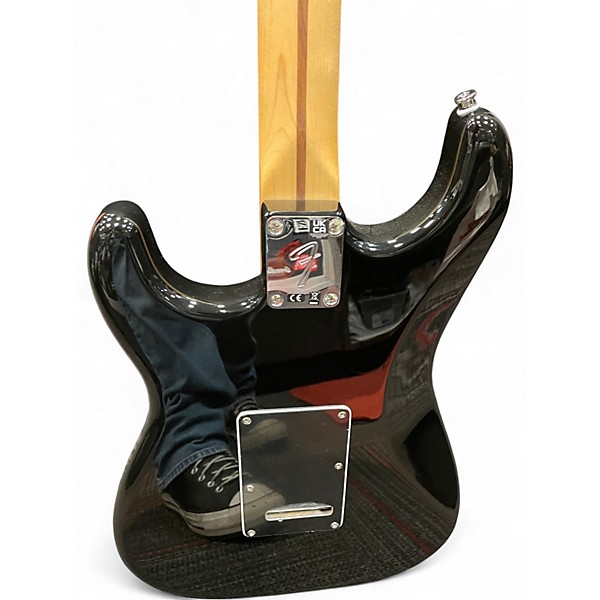 Used Fender Player Stratocaster Black Solid Body Electric Guitar