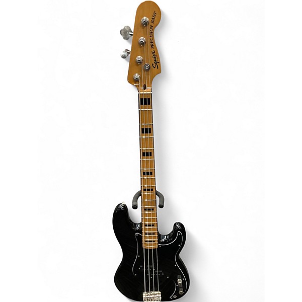 Used Squier Classic Vibe '70s Precision Bass Maple Fingerboard Black USED BLACK Electric Bass Guitar