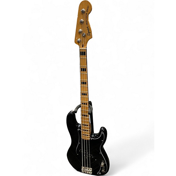 Used Squier Classic Vibe '70s Precision Bass Maple Fingerboard Black USED BLACK Electric Bass Guitar