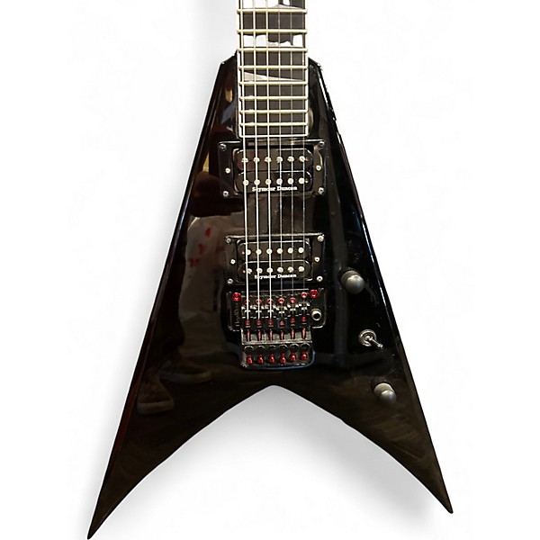 Used Jackson Pro King V KV Black Solid Body Electric Guitar