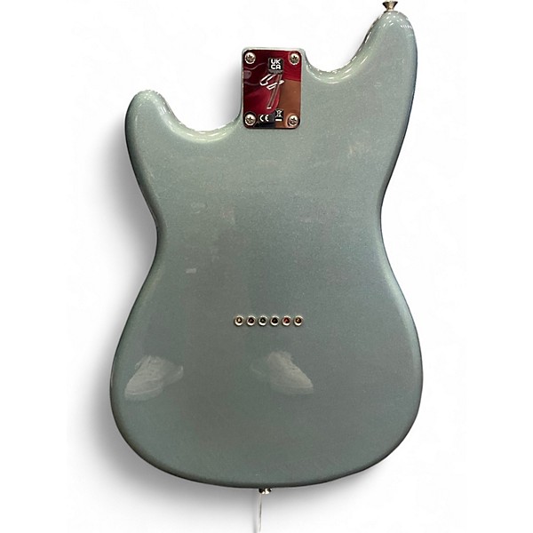 Used Fender Duo Sonic HS Ice Blue Metallic Solid Body Electric Guitar