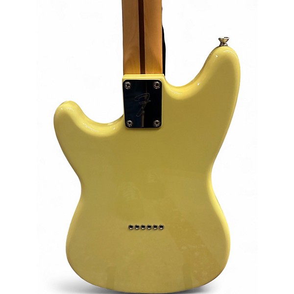 Used Fender Duo Sonic Canary Diamond Solid Body Electric Guitar