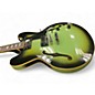 Used Heritage Custom Core H-535 Green Burst Hollow Body Electric Guitar