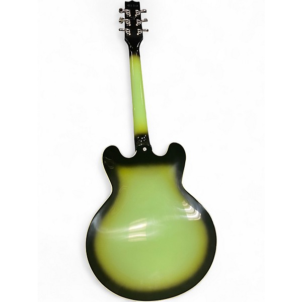 Used Heritage Custom Core H-535 Green Burst Hollow Body Electric Guitar