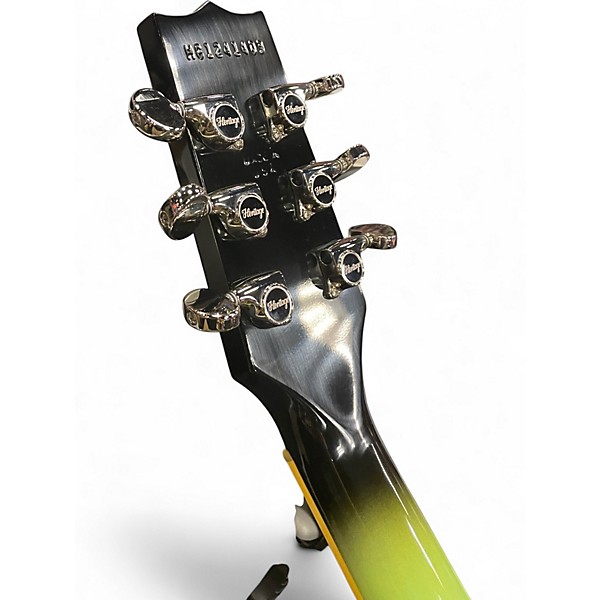 Used Heritage Custom Core H-535 Green Burst Hollow Body Electric Guitar