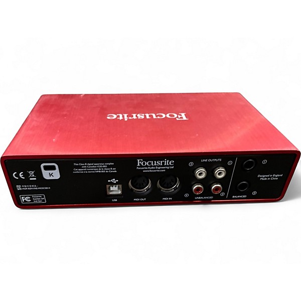 Used Focusrite Scarlett 2i4 Gen 2 Audio Interface