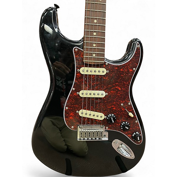 Used Fender Player Plus Stratocaster Black Solid Body Electric Guitar