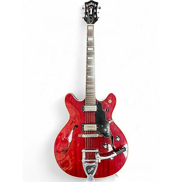 Used Guild Starfire V Cherry Hollow Body Electric Guitar