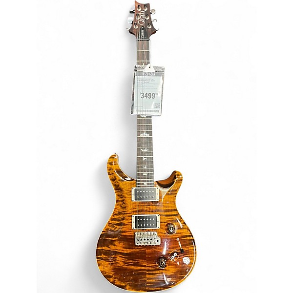 Used 2019 PRS Custom 24-08 Amber Solid Body Electric Guitar