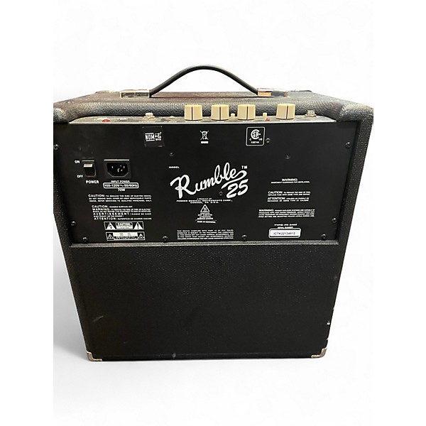 Used Fender Rumble 25 25W 1x10 Bass Combo Amp