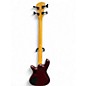 Used Spector NS Pulse II Trans Red Electric Bass Guitar