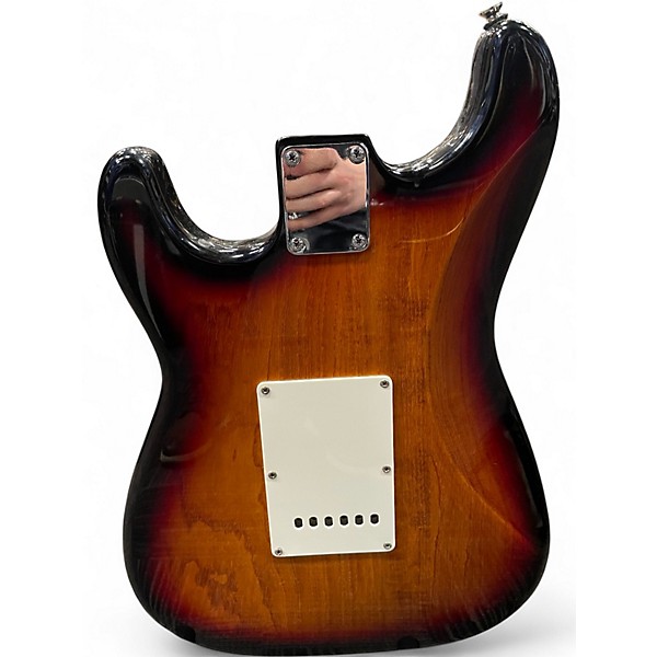 Used 1997 Squier Pro Tone Stratocaster Sunburst Solid Body Electric Guitar
