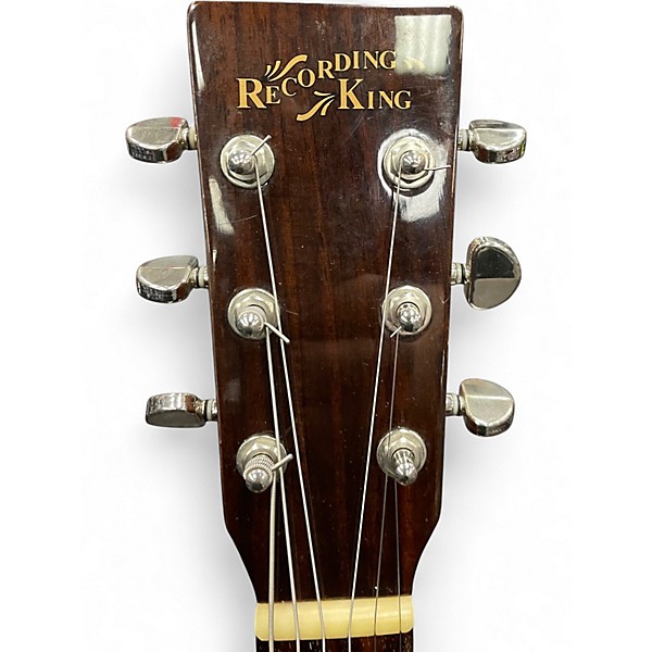 Used Recording King RD-10 Natural Acoustic Guitar