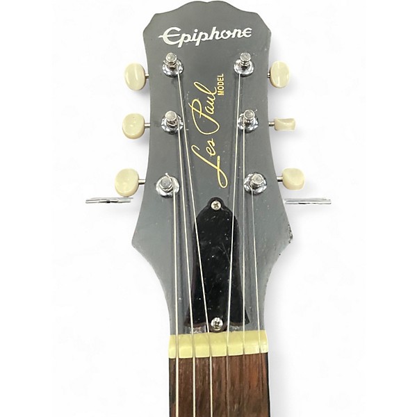 Used Epiphone LES PUAL JUNIOR 2 Tobacco Sunburst Solid Body Electric Guitar